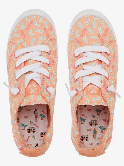 3 Barbie™ x ROXY Bayshore Espadrilles slip-on pour Fille Orange ARGS600115 Roxy