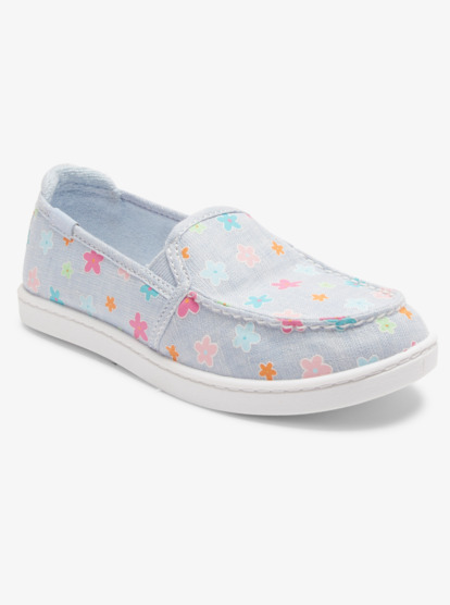 0 Girl's 4-16 Minnow Slip-On Shoes Blue ARGS600121 Roxy