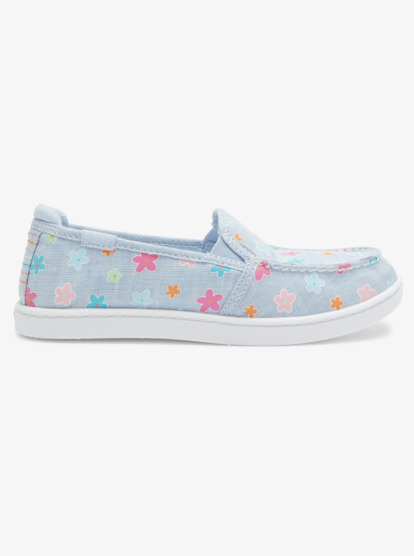 1 Girl's 4-16 Minnow Slip-On Shoes Blue ARGS600121 Roxy