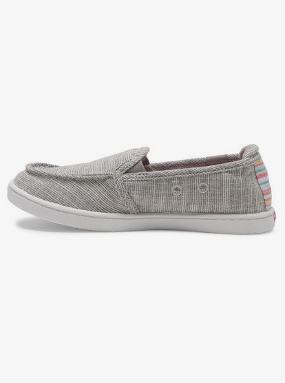 2 Girl's 4-16 Minnow Slip-On Shoes Grey ARGS600121 Roxy