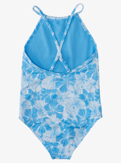 1 Girl's 7-16 Joyful Ride One Piece Swimsuit Blue ARGX103037 Roxy