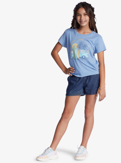 2 Van Living T-Shirt Pour Fille  ARGZT03786 Roxy