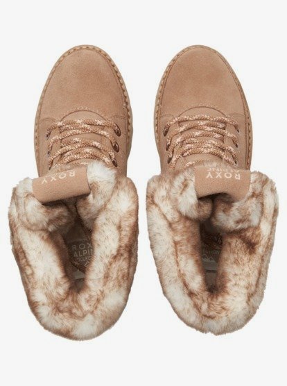3 Kenzie Lace-Up Boots Beige ARJB700701 Roxy