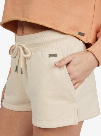 5 Morning Run Sweatshorts Beige ARJFB03058 Roxy