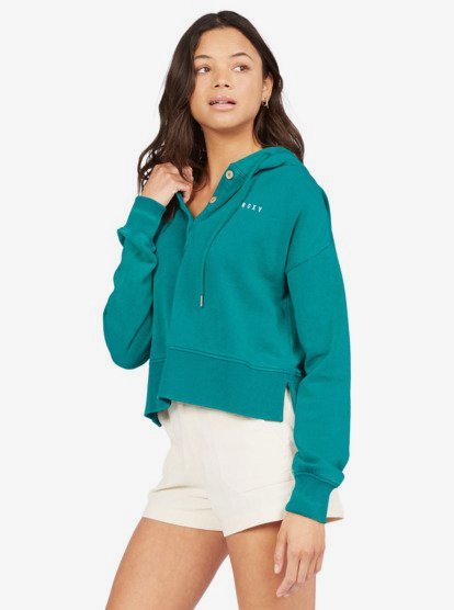 teal pullover hoodie