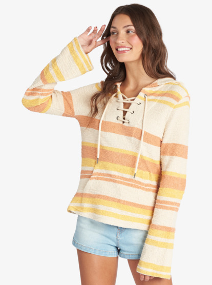 3 Surfing Sunshine Poncho Hoodie  ARJFT03911 Roxy