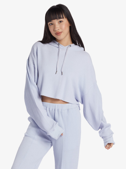 6 Chloe Kim Off Duty - Sweat à capuche pour Femme Bleu ARJFT04184 Roxy