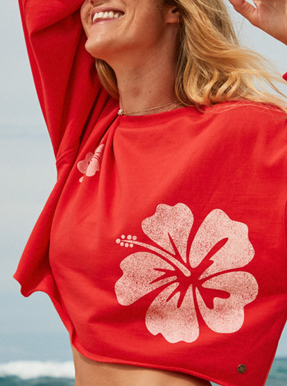 2 Morning Hike - Pullover Sweatshirt for Women Rouge ARJFT04193 Roxy