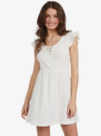 0 Born In Paradise Dress White ARJKD03234 Roxy