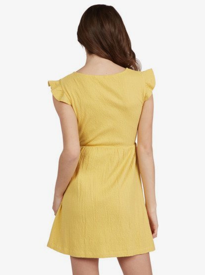 2 Born In Paradise Dress Yellow ARJKD03234 Roxy