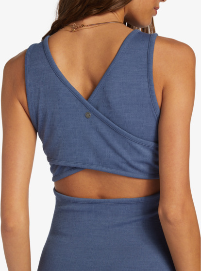 2 Good Keepsake Dress Strappy Midi Dress Blue ARJKD03282 Roxy