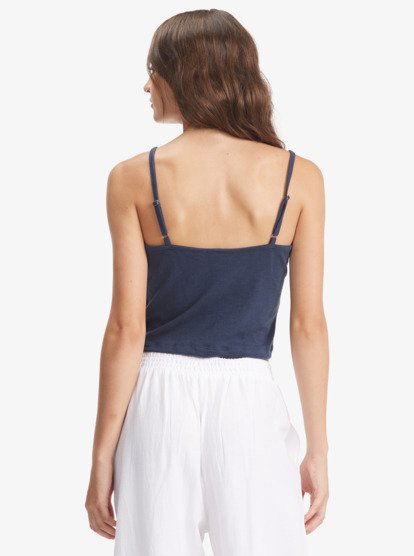 2 Flirty Feels V-Neck Top Blue ARJKT03357 Roxy