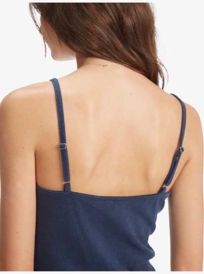 4 Flirty Feels V-Neck Top Blue ARJKT03357 Roxy