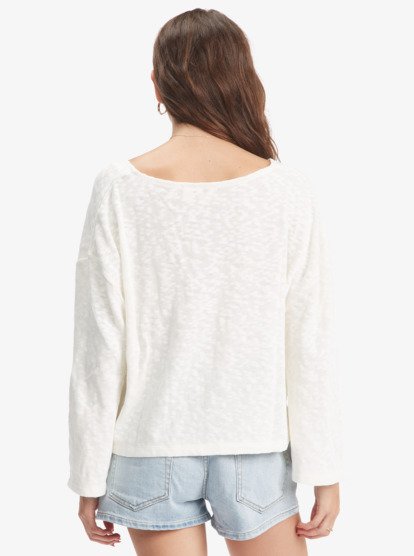 2 Board Walk V-Neck Top White ARJKT03359 Roxy