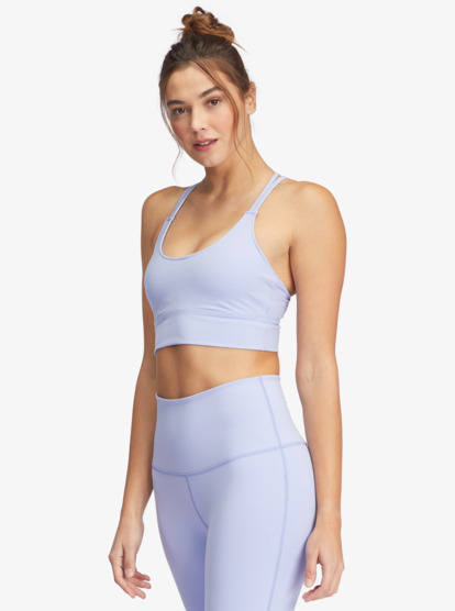 9 Kaileo Elongated Sports Bra Purple ARJKT03373 Roxy