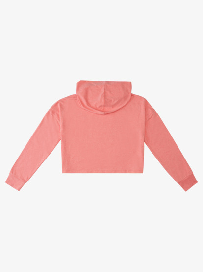 1 Sun Might Shine Long Sleeve Hooded T-Shirt Pink ARJKT03374 Roxy