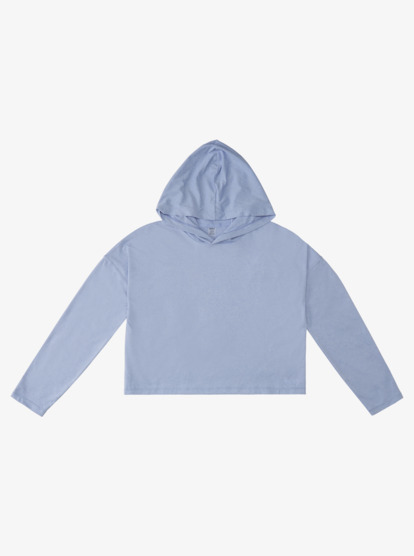 0 Sun Might Shine Long Sleeve Hooded T-Shirt Purple ARJKT03374 Roxy