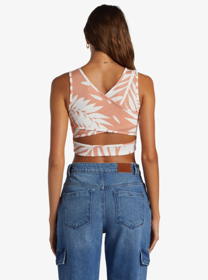 4 Good Keepsake Crop Top Beige ARJKT03426 Roxy