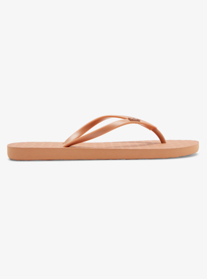 tan roxy flip flops
