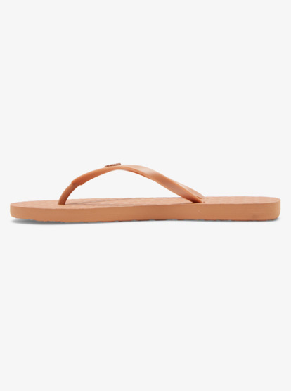 tan roxy flip flops
