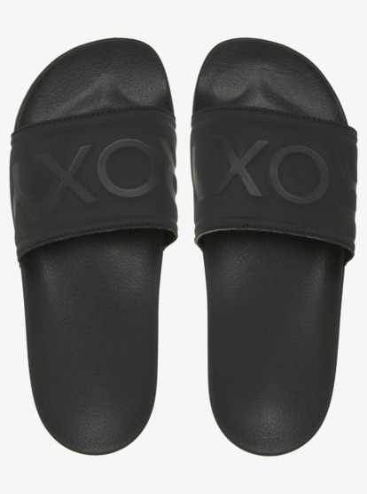 2 Slippy - Sandales pour Femme Noir ARJL100679 Roxy