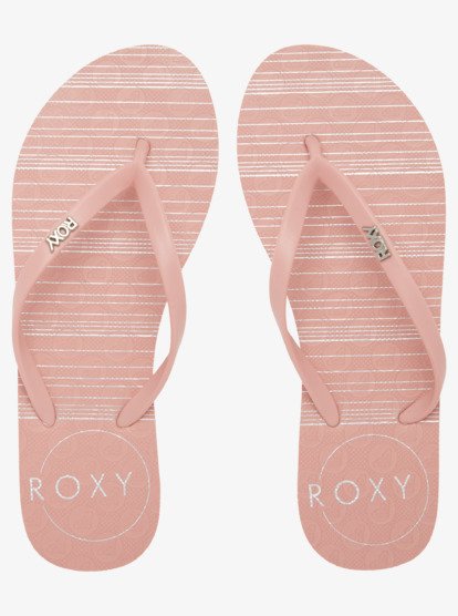 2 Viva Stamp Flip-Flops Brown ARJL100683 Roxy