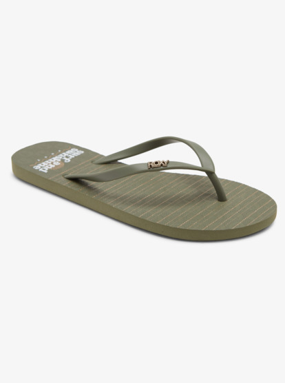 0 Viva Stamp Flip-Flops Beige ARJL100683 Roxy