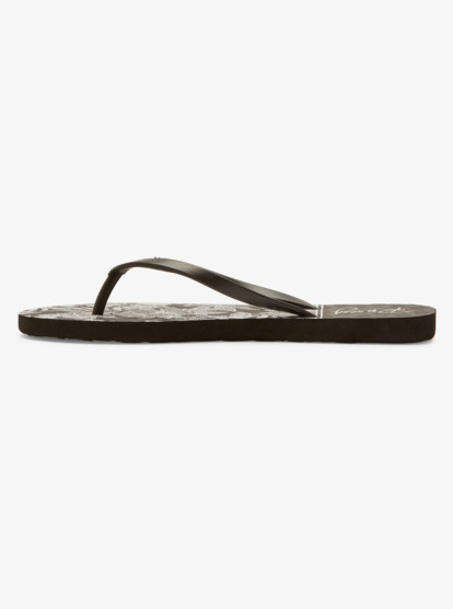 2 Viva Stamp Flip-Flops Black ARJL100683 Roxy