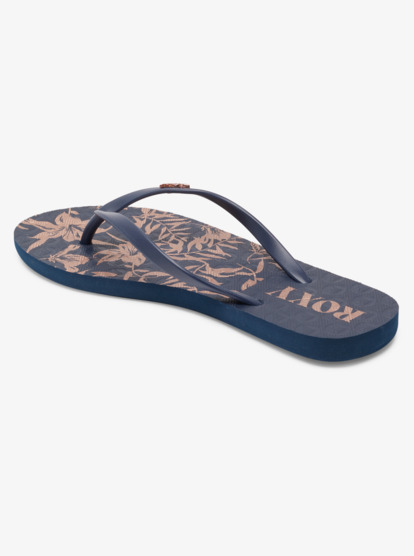 2 Viva Stamp Flip-Flops Blue ARJL100683 Roxy