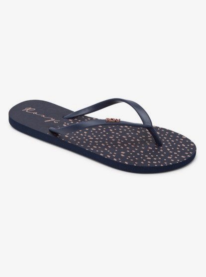 0 Viva Stamp Flip-Flops Blue ARJL100683 Roxy