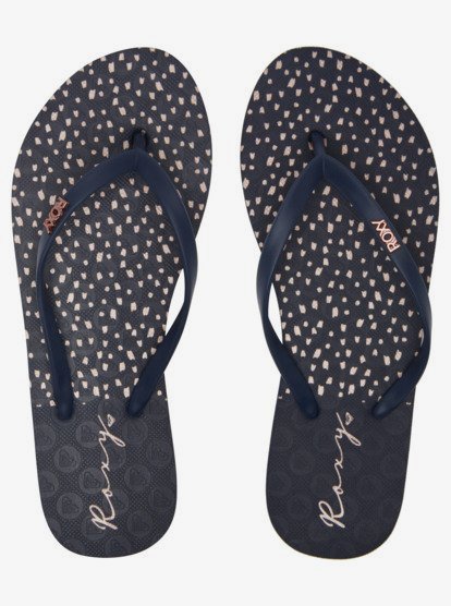 2 Viva Stamp Flip-Flops Blue ARJL100683 Roxy