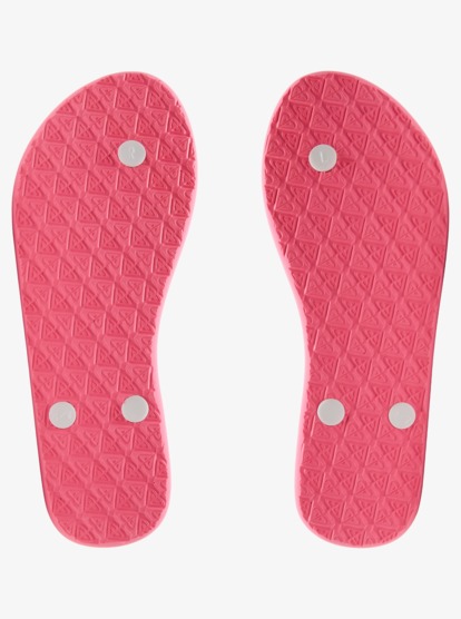 3 Viva Stamp Flip-Flops White ARJL100683 Roxy