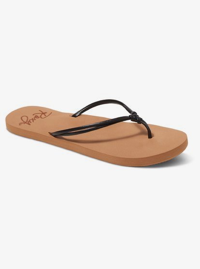 roxy flip flops white