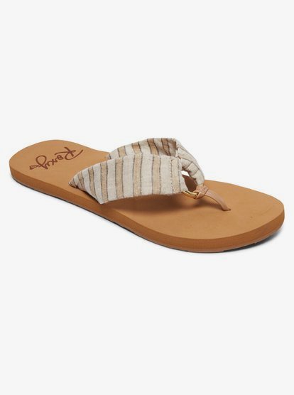 roxy fabric flip flops