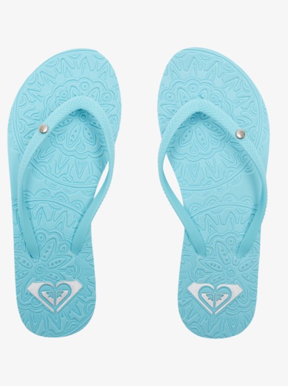2 Antilles Sandals Green ARJL100798 Roxy