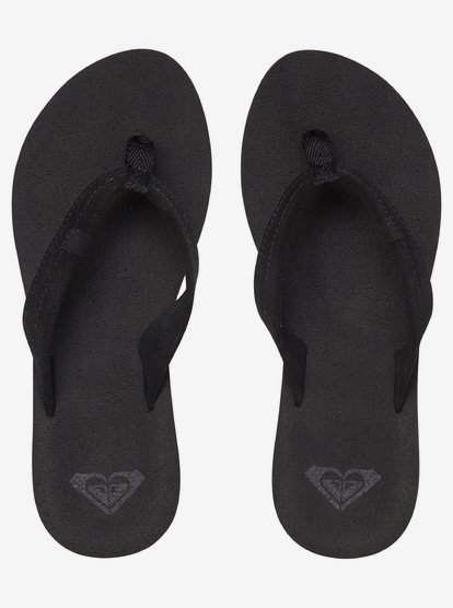 roxy white flip flops