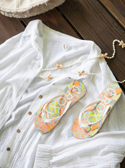 0 Tahiti Flip-Flops White ARJL100869 Roxy