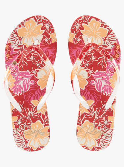 3 Portofino Flip-Flops Red ARJL100870 Roxy