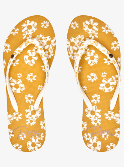 2 Portofino Flip-Flops Yellow ARJL100870 Roxy
