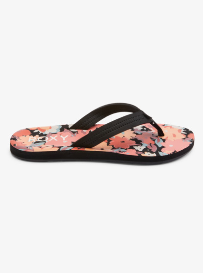 3 Vista Loreto Flip-Flops Black ARJL100953 Roxy