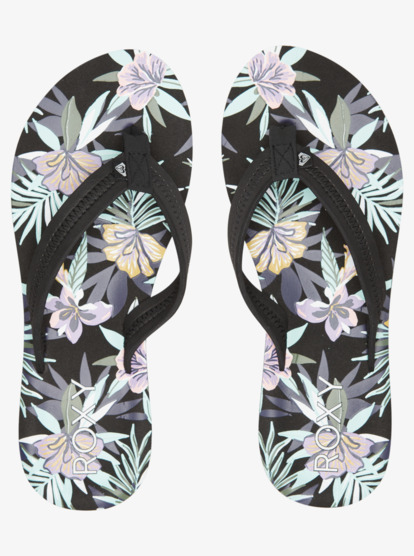 3 Vista Loreto Flip-Flops Black ARJL100953 Roxy