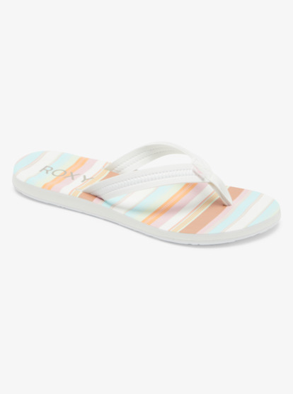 0 Vista Loreto Flip-Flops White ARJL100953 Roxy