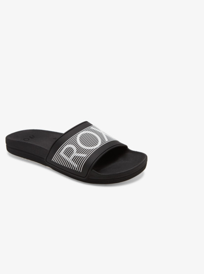 6 Womens Slippy Water-Friendly Sandals Black ARJL100977 Roxy