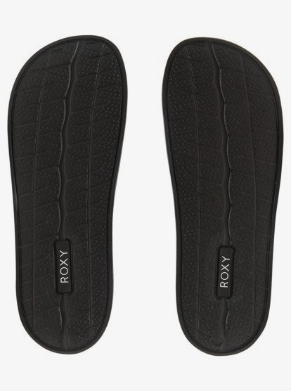 3 Womens Slippy Slider Sandals Black ARJL101011 Roxy