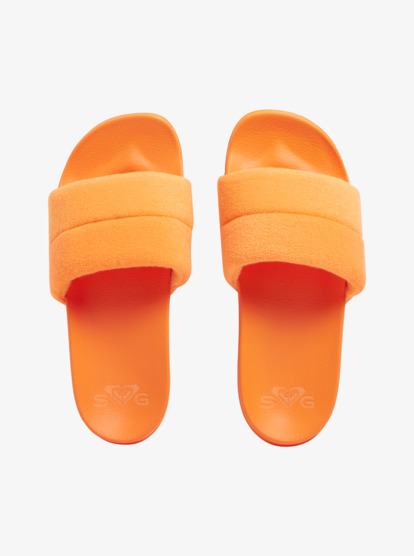 Womens hotsell orange slides