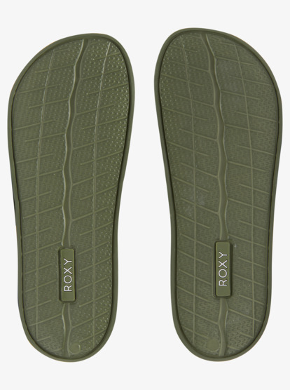 5 Slippy Puff Sandals Green ARJL101052 Roxy