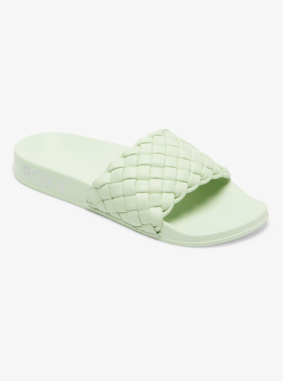 0 Slippy Puff Sandals Green ARJL101052 Roxy