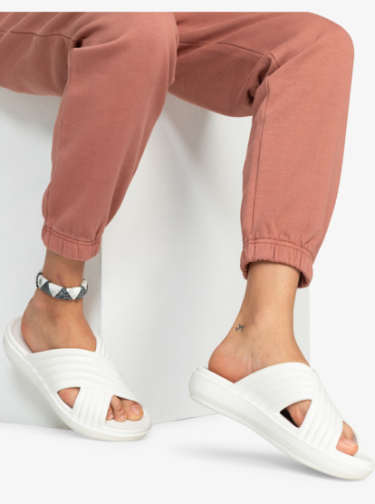 6 Roxy Rivie Sandals White ARJL101085 Roxy