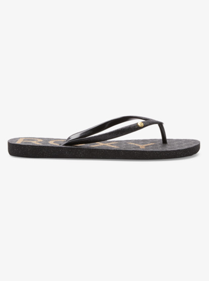 1 Womens Viva Glitter Sandals Black ARJL101090 Roxy