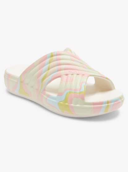0 Roxy Rivie Print Sandals Pink ARJL101103 Roxy